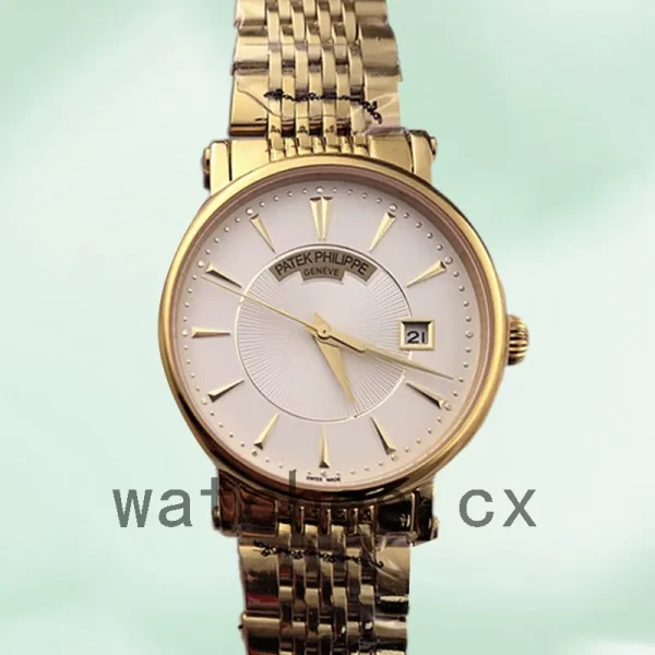Patek Philippe Calatrava 40mm CalatravaWSB012 Men's Bracelet White Dial - Image 2
