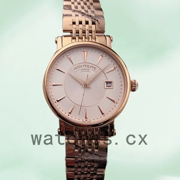 Patek Philippe Calatrava 40mm CalatravaWSB012 Men's Bracelet White Dial - Image 3