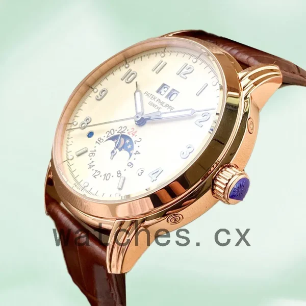 Patek Philippe Grand Complications Men's GrandWAL018 40mm Leather Strap - Image 3