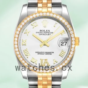 Rolex Datejust 116243 Men's 36mm Automatic Silver-tone