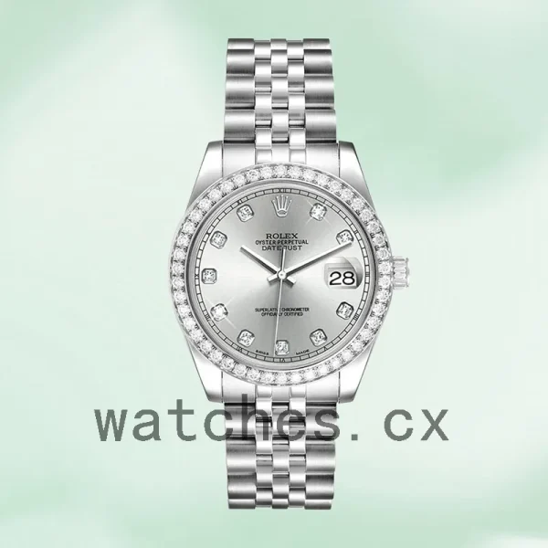 Rolex Datejust Unisex 116244 36mm Silver Dial - Image 2