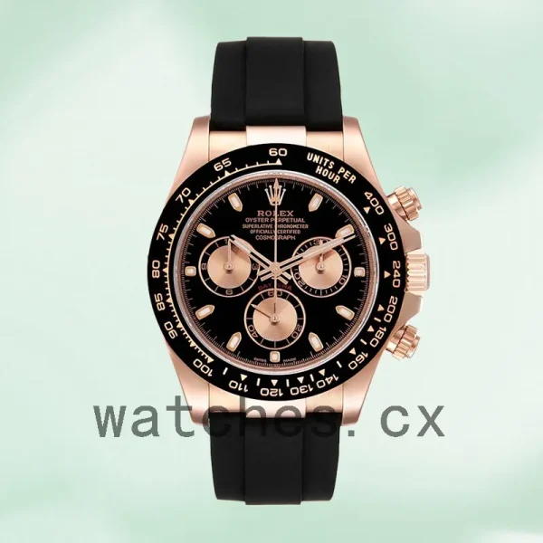 Rolex Daytona 40mm Men's M116515ln-0017 Rubber Band Rose Gold-tone - Image 2