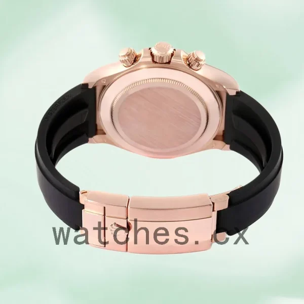 Rolex Daytona 40mm Men's M116515ln-0017 Rubber Band Rose Gold-tone - Image 4