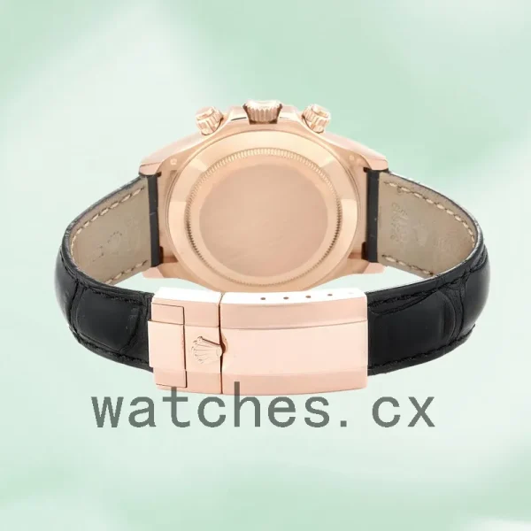Rolex Daytona Men's 40mm 116515 Leather Strap Rose Gold Dial - Image 4