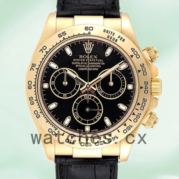 Rolex Daytona Men's 40mm 116518 Black Dial Automatic