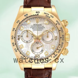 Rolex Daytona 116518 40mm Men's Leather Strap