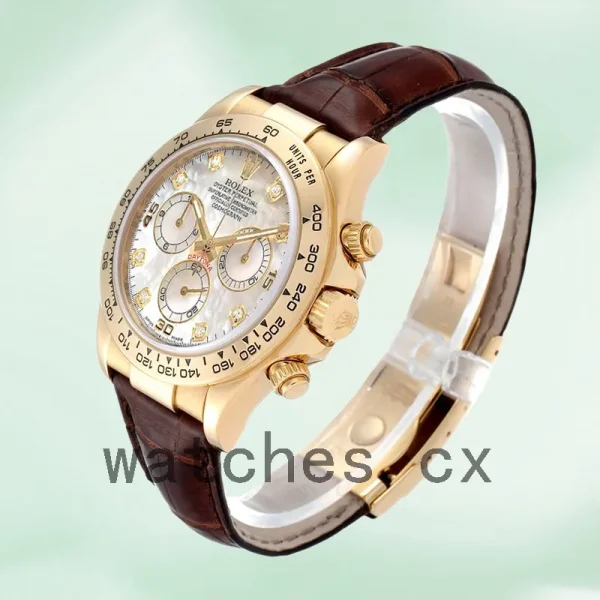Rolex Daytona 116518 40mm Men's Leather Strap - Image 3