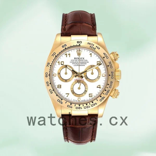 Rolex Daytona 116518 40mm Men's Automatic White Dial - Image 2