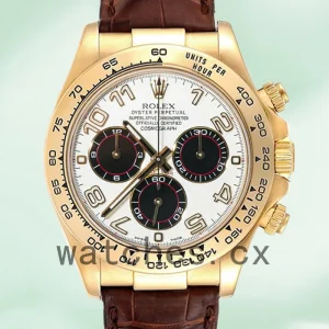 Rolex Daytona Men's 116518 40mm Leather Strap
