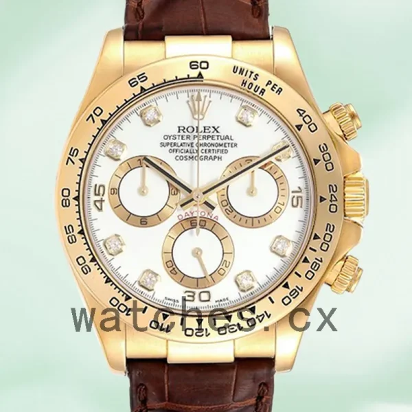 Rolex Daytona Men's 116518-0001 40mm Automatic White Dial