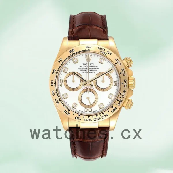 Rolex Daytona Men's 116518-0001 40mm Automatic White Dial - Image 2