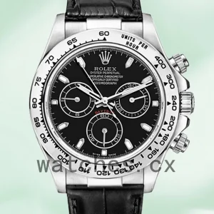 Rolex Daytona 116519 40mm Men's Black Dial Silver-tone