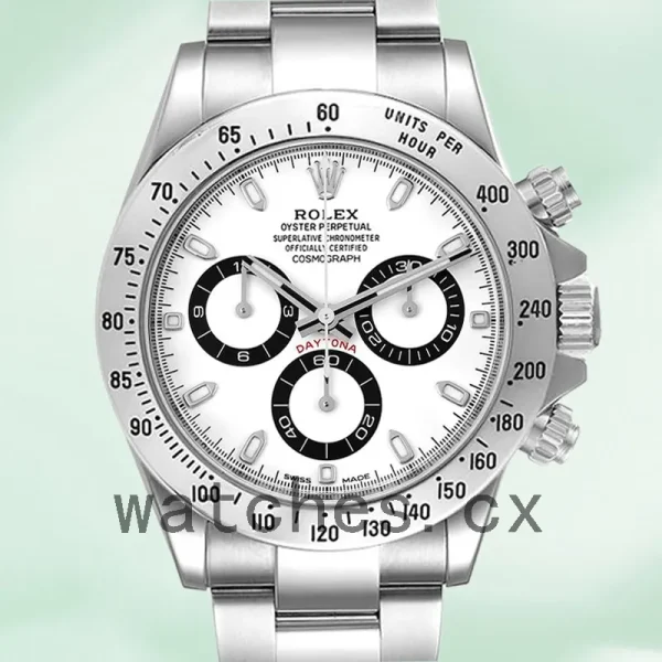 Rolex Daytona Men's 116520 40mm White Dial Automatic