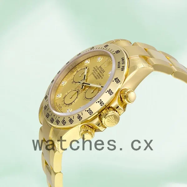 Rolex Daytona 116528-0033 Men's 40mm Oyster Bracelet Gold-tone - Image 3