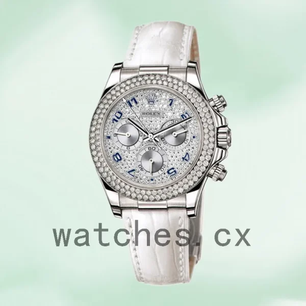 Rolex Daytona 40mm 116589 Men's Leather Strap - Image 2