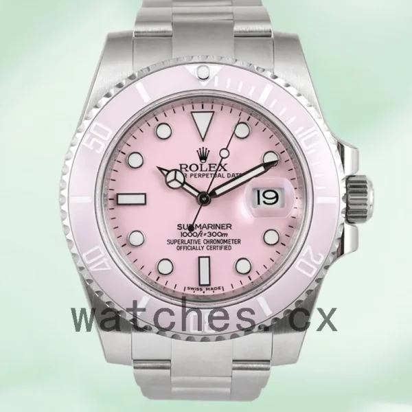 Rolex Submariner Men's 40mm 116610 Pink Dial