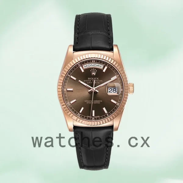Rolex Day-Date Men's 36mm 118135-0086 Rose Gold-tone - Image 2