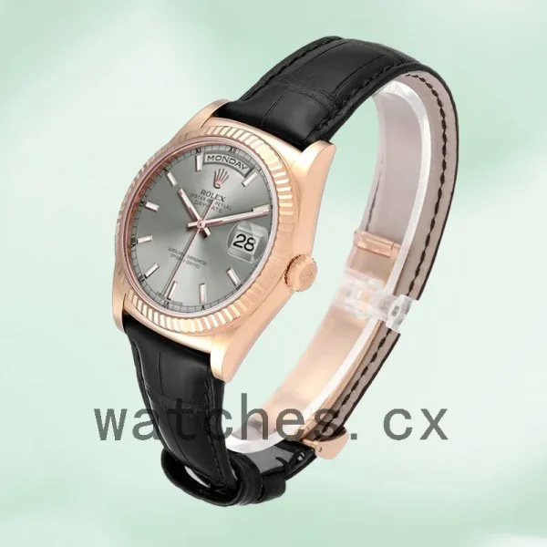 Rolex Day-Date Men's 118135 36mm Automatic Grey Dial - Image 3