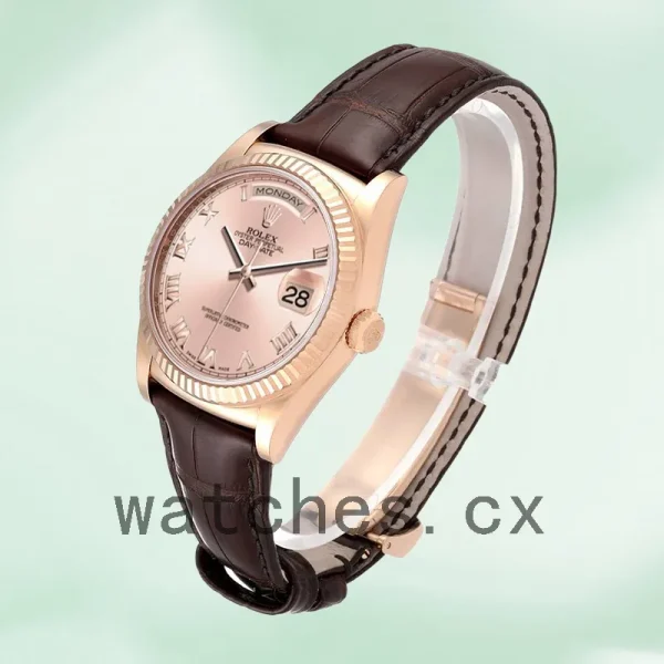 Rolex Day-Date Men's 36mm 118135 Automatic Rose Gold Dial - Image 3