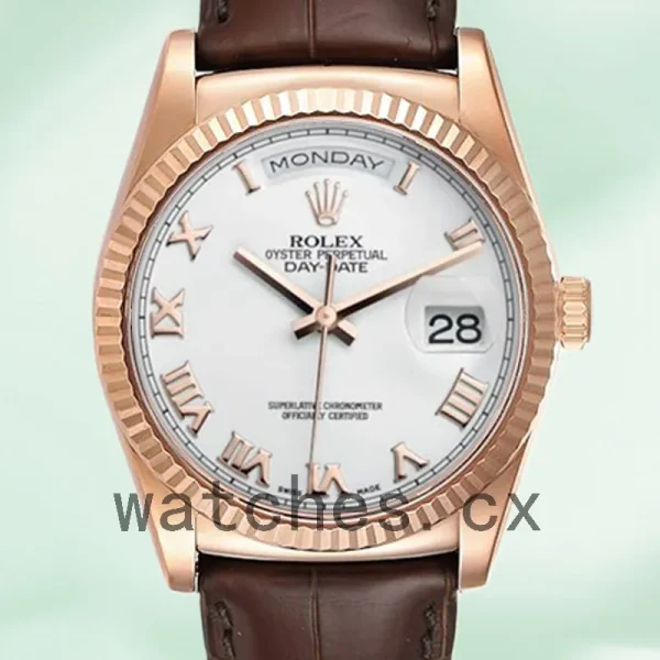 Rolex Day-Date 118135 36mm Men's Rose Gold-tone