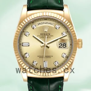 Rolex Day-Date m118138-0148 36mm Men's Champagne Dial