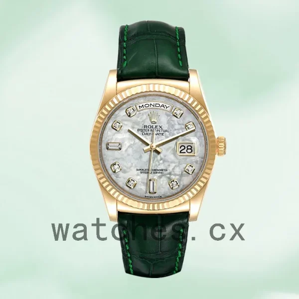 Rolex Day-Date Men's 36mm m118138-0143 Mother of Pearl Dial Gold-tone - Image 2