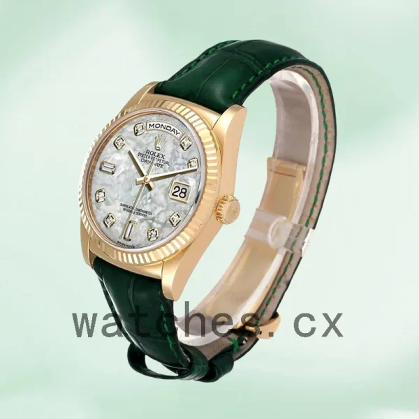 Rolex Day-Date Men's 36mm m118138-0143 Mother of Pearl Dial Gold-tone - Image 3