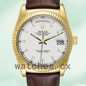 Rolex Day-Date 36mm m118138-0147 Men's Automatic Gold-tone