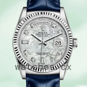 Rolex Day-Date 36mm Men's m118139-0090 Silver-tone