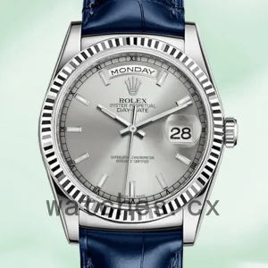 Rolex Day-Date m118139-0097 36mm Men's Leather Strap