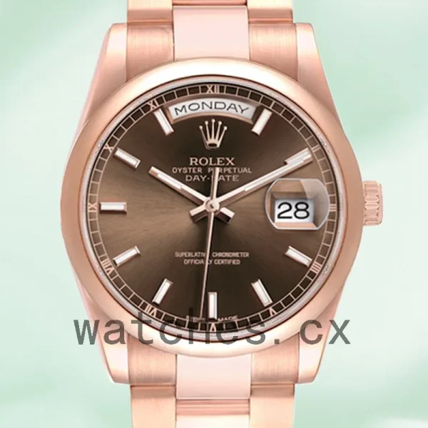 Rolex Day-Date 118205 36mm Men's President Bracelet/Oyster Bracelet