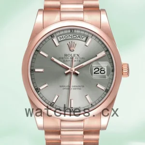 Rolex Day-Date 118205 36mm Men's Grey Dial