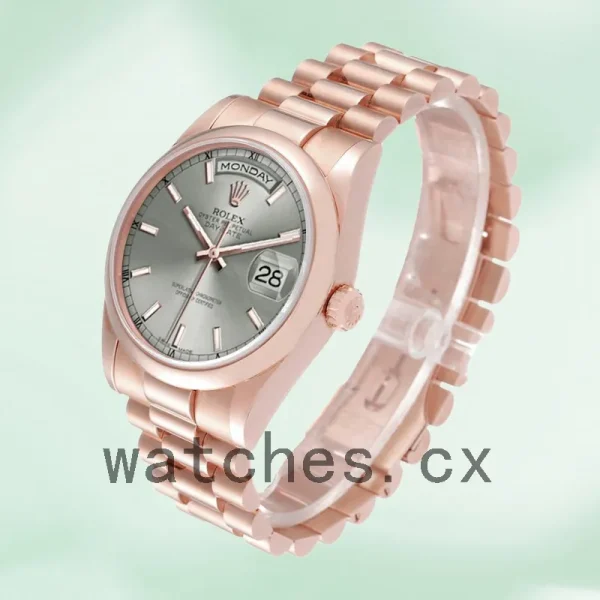 Rolex Day-Date 118205 36mm Men's Grey Dial - Image 3