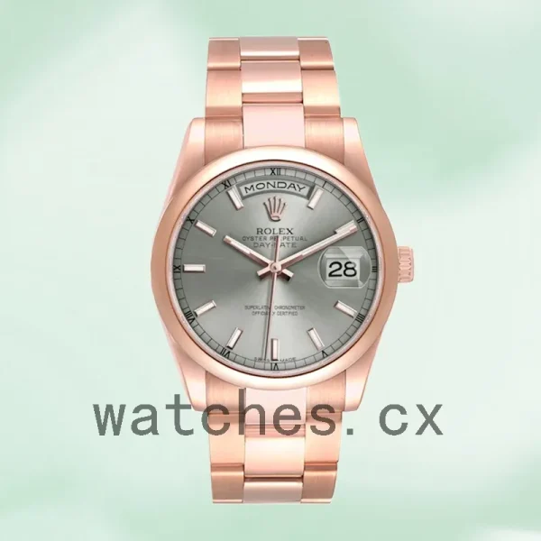 Rolex Day-Date 118205 36mm Men's Grey Dial - Image 5