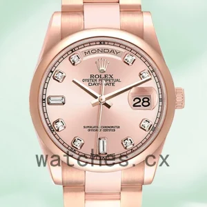 Rolex Day-Date 118205 Men's 36mm Rose Gold-tone