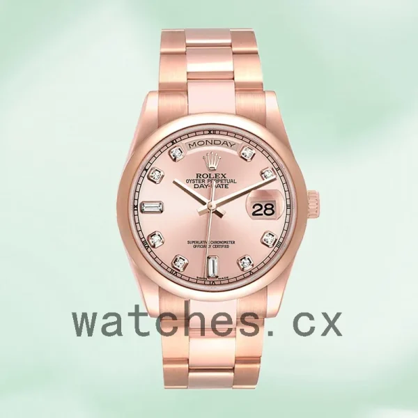 Rolex Day-Date 118205 Men's 36mm Rose Gold-tone - Image 2