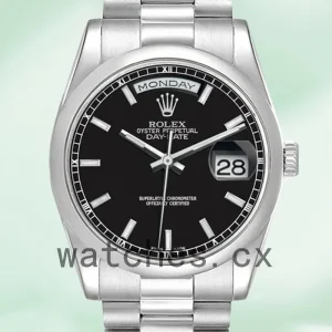 Rolex Day-Date 36mm 118206 Men's Silver-tone