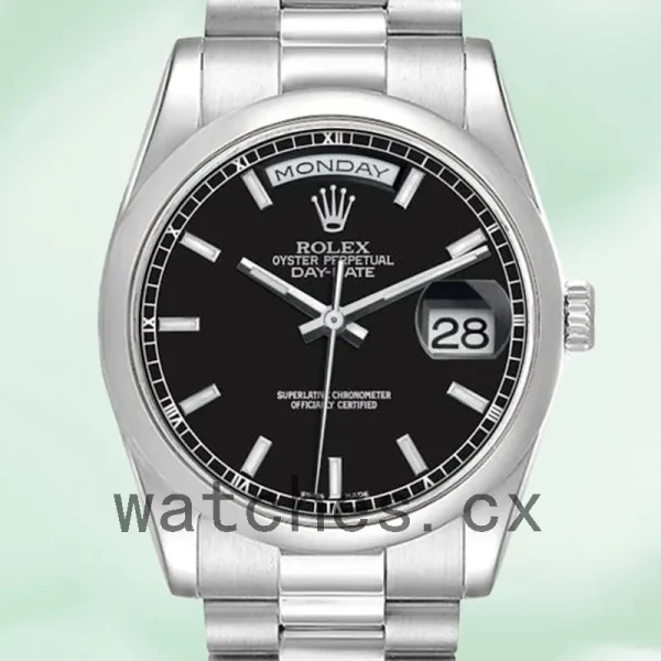 Rolex Day-Date 36mm 118206 Men's Silver-tone