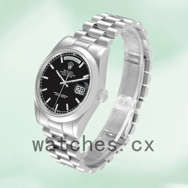 Rolex Day-Date 36mm 118206 Men's Silver-tone - Image 3