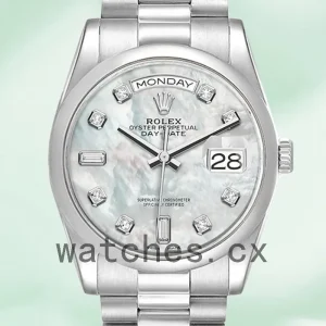 Rolex Day-Date Men's 36mm 118206 Mother of Pearl Dial