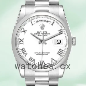 Rolex Day-Date 118206-0041 Men's 36mm President Bracelet