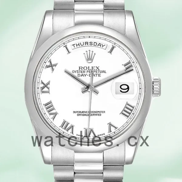 Rolex Day-Date 118206-0041 Men's 36mm President Bracelet