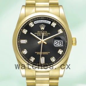 Rolex Day-Date 36mm 118208-83208 Men's Gold-tone