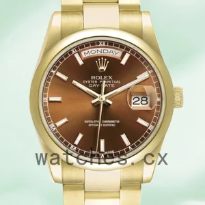 Rolex Day-Date m118208-0343 36mm Men's Automatic Gold-tone