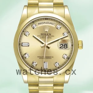 Rolex Day-Date 118208 36mm Men's President Bracelet/Oyster Bracelet
