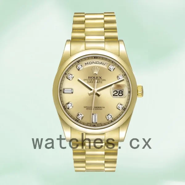 Rolex Day-Date 118208 36mm Men's President Bracelet/Oyster Bracelet - Image 2
