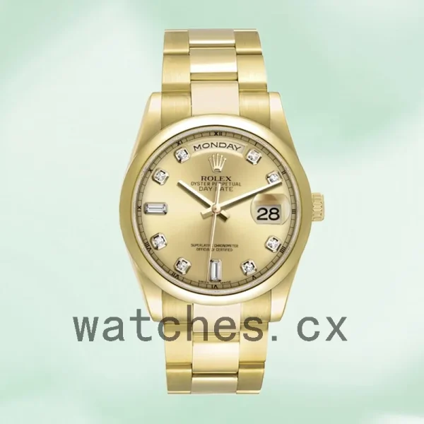 Rolex Day-Date 118208 36mm Men's President Bracelet/Oyster Bracelet - Image 5