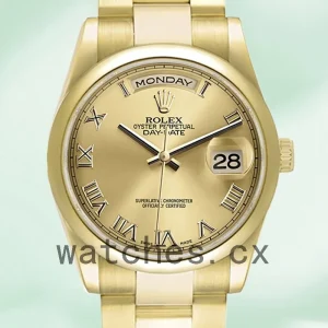 Rolex Day-Date 36mm 118208 Men's President Bracelet/Oyster Bracelet Gold-tone