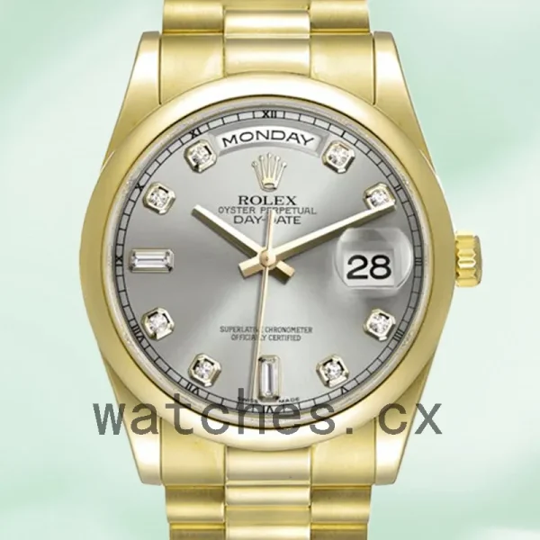Rolex Day-Date 36mm 118208 Men's President Bracelet/Oyster Bracelet