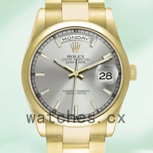 Rolex Day-Date Men's 36mm 118208 Grey Dial